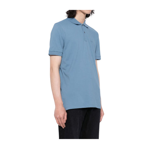 Boss Polo Polo Uomo modello Pallas due bottoni Celeste P24-BOSS50468301-459-S - Francavilla Moda